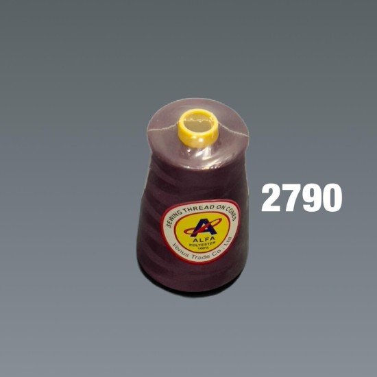 חוט תפירה בורדו– פוליאסטר 100% – דגם 2790| מותג הבית