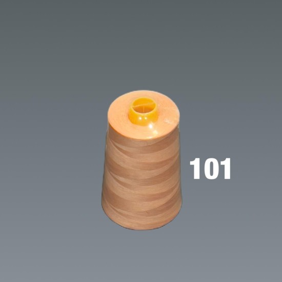 חוט תפירה כתום אפרסק בהיר– פוליאסטר 100% – דגם 101| מותג הבית