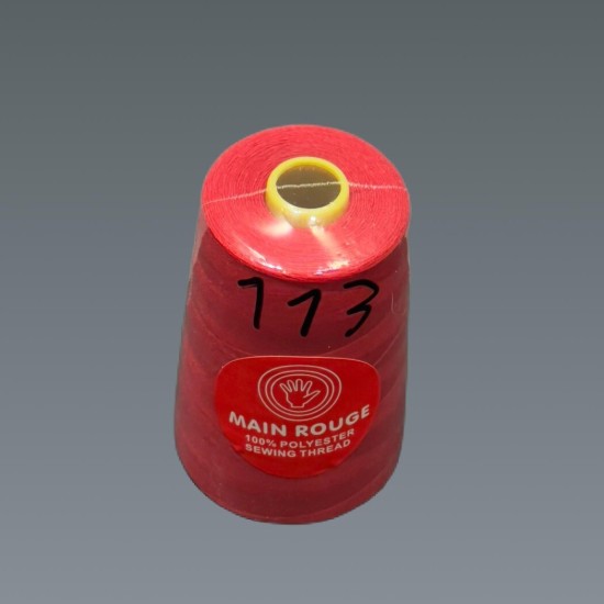 חוט תפירה אדום חזק – פוליאסטר 100% – דגם 113| מותג הבית