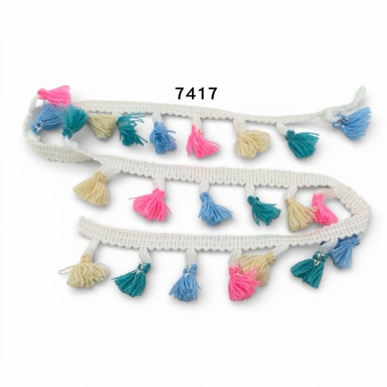 סרט גדילים צבעוני מולטי – דגם 7417 | מחיר למטר