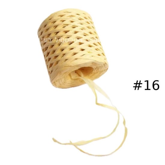 חוט ראפיה בז’ בהיר – דגם 10011 – מס’ #16