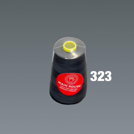 חוט תפירה כחול ניבי – פוליאסטר 100% – דגם 323 | מותג הבית