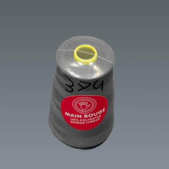 חוט תפירה אפור עכבר – פוליאסטר 100% – דגם 374 | מותג הבית