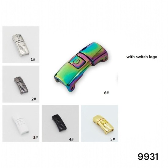 סטופר מתכתי עם לוגו לסיום שרוכים