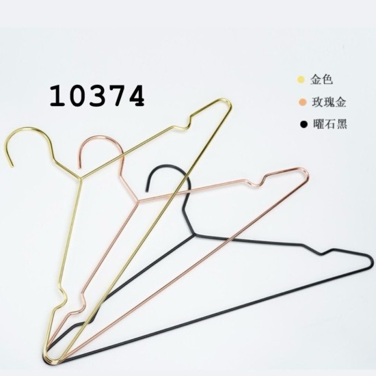 קולב מתכת צבעוני דק – זהב | רוז גולד | שחור 