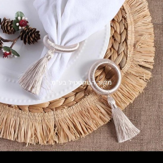 מחזיק מפית טבעתי עם גדיל – דגם 9948