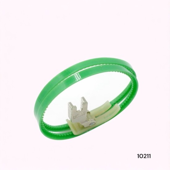 רגלית עם רצועת שיניים להובלת בד