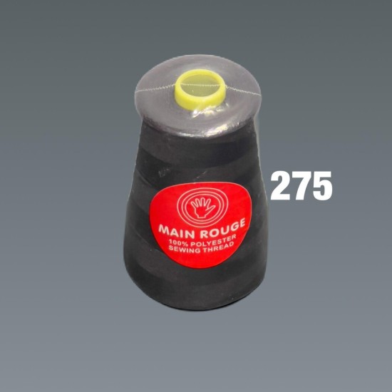 חוט תפירה אפור כהה– פוליאסטר 100% – דגם 275| מותג הבית