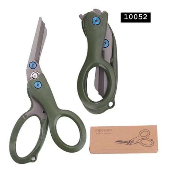 מספריים טקטיים מתקפלים ירוקים – דגם 10052