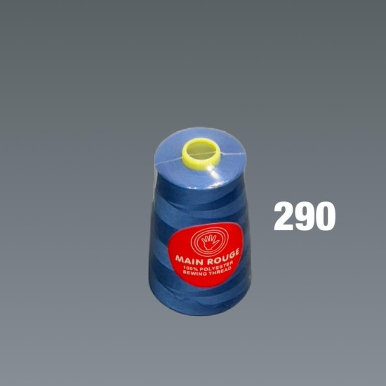 חוט תפירה כחול רויאל חלש – פוליאסטר 100% – דגם 290 | מותג הבית