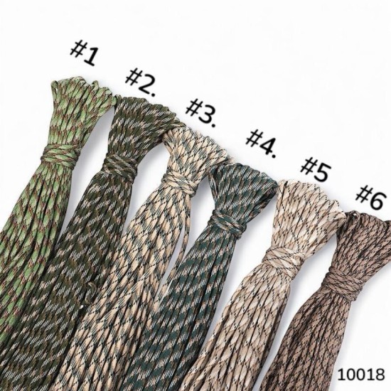 שרוך מיתר צניחה 4 מ”מ בצבעים משתנים – חזק, קלוע ועמיד