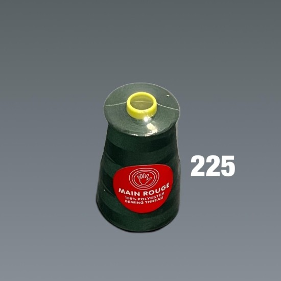 חוט תפירה ירוק בקבוק– פוליאסטר 100% – דגם 225| מותג הבית