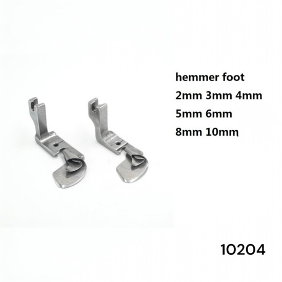רגלית הלמה למכונת תפירה תעשייתית - Hemmer Foot