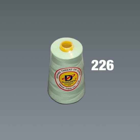 חוט תפירה תורקיז בהיר – פוליאסטר 100% – דגם 226| מותג הבית