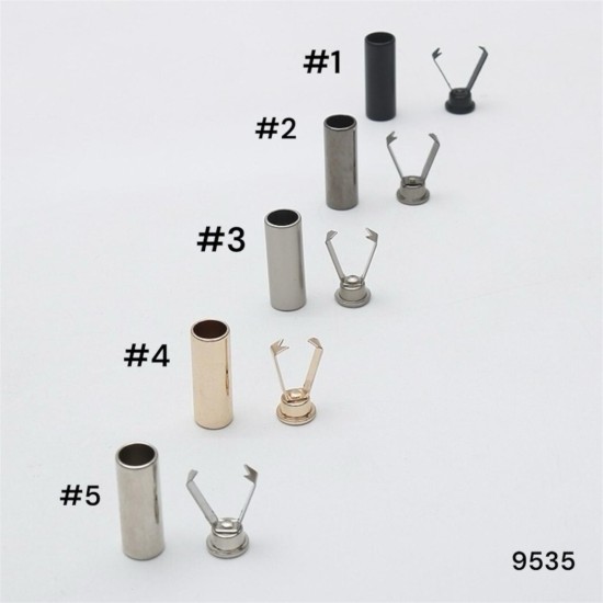 סטופר מתכתי לסיום שרוכים | מתאים לעיצוב אופנתי וספורטיבי | איכותי וקל לשימוש