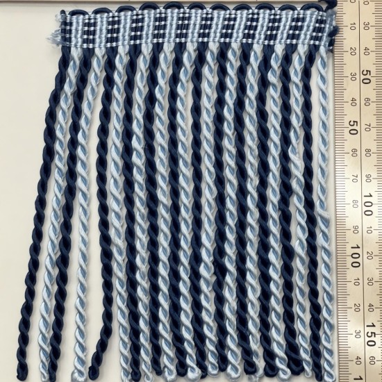 פרנז טוויסט דו-גוני כחול כהה ותכלת – 15 ס״מ דגם 9400