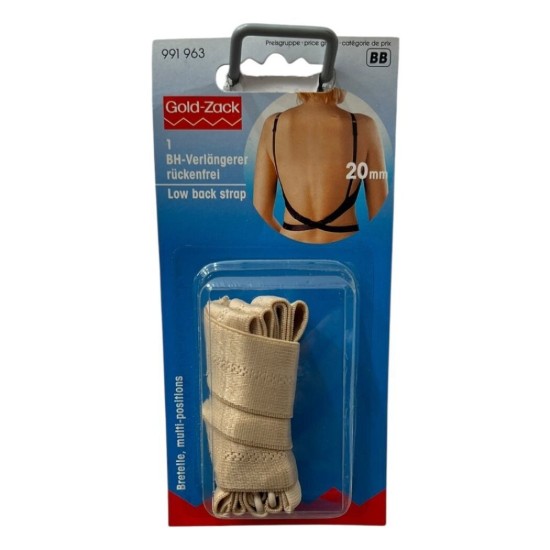 Gold-Zack רצועת גב נמוך לחזייה – 20 מ״מ