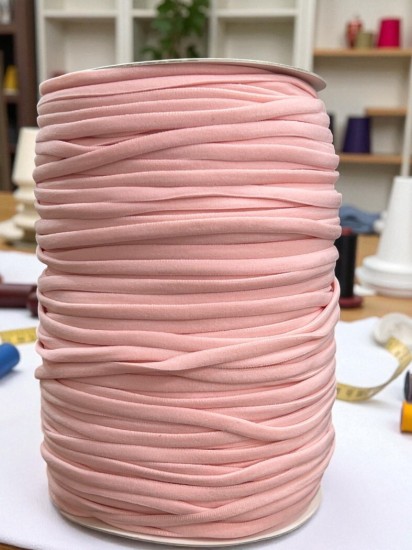 גומי ספגטי ורוד פסטל