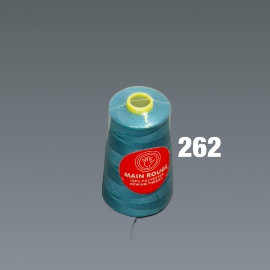 חוט תפירה תורקיז כהה– פוליאסטר 100% – דגם 262 | מותג הבית