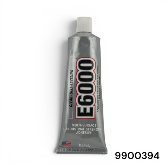דבק E6000 תעשייתי 109.4 מ"ל | דבק חזק רב שימושי | פילוס עצמי ברור | דגם 990O394