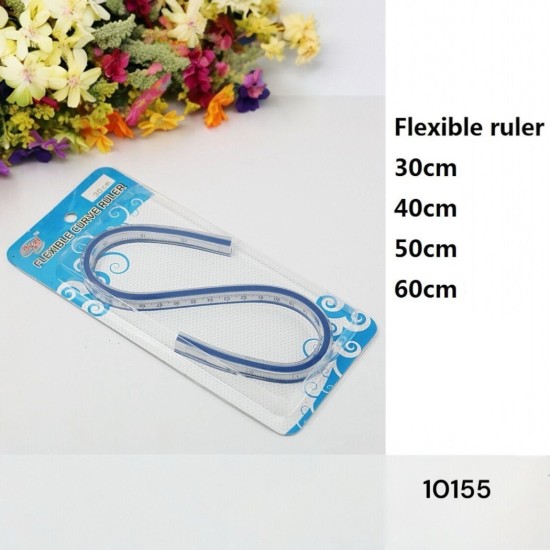 סרגל גמיש לתפירה, עיצוב ושרטוט – באורך 30/40/50/60 ס”מ