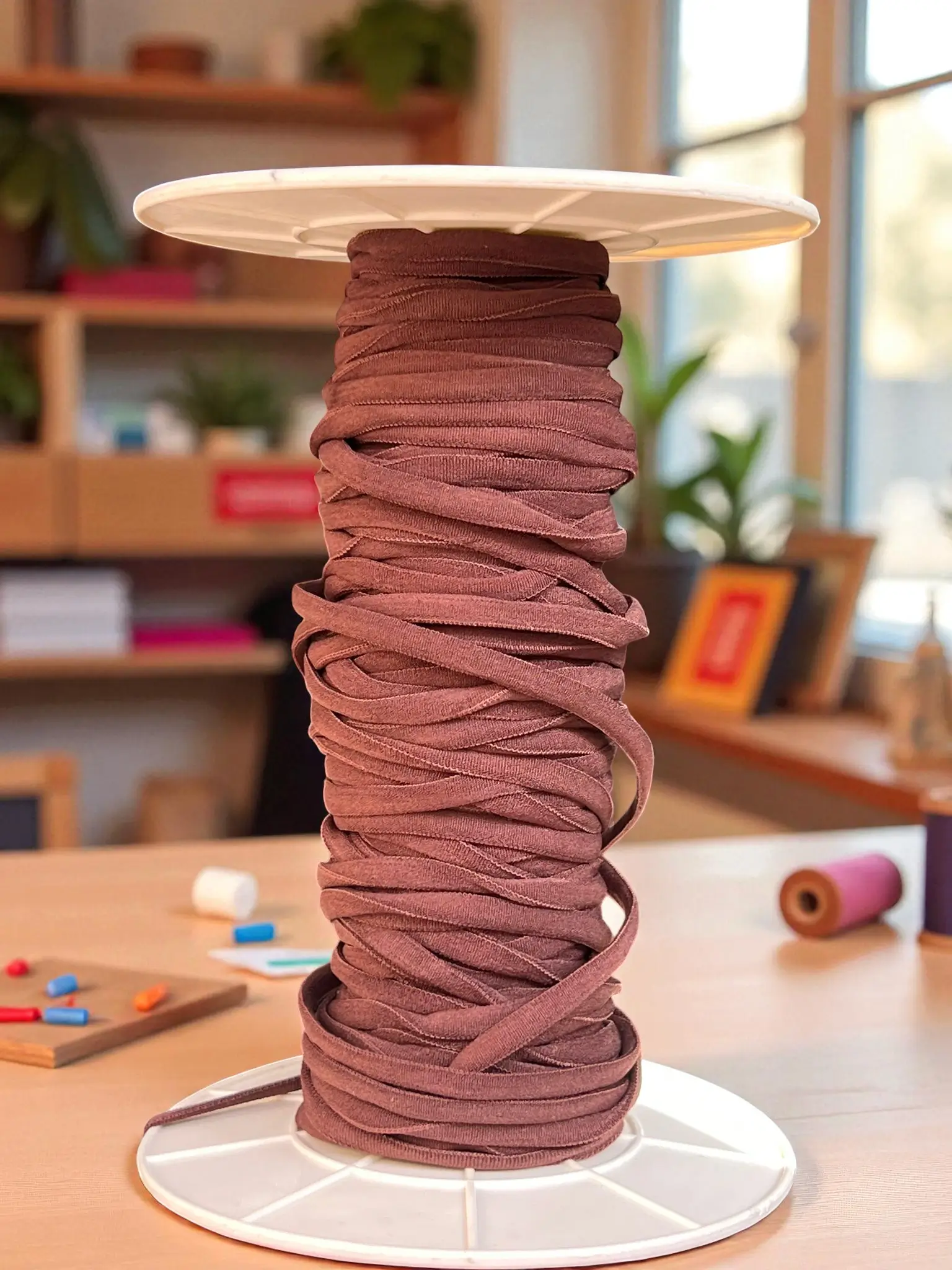 גומי ספגטי חום שוקולד