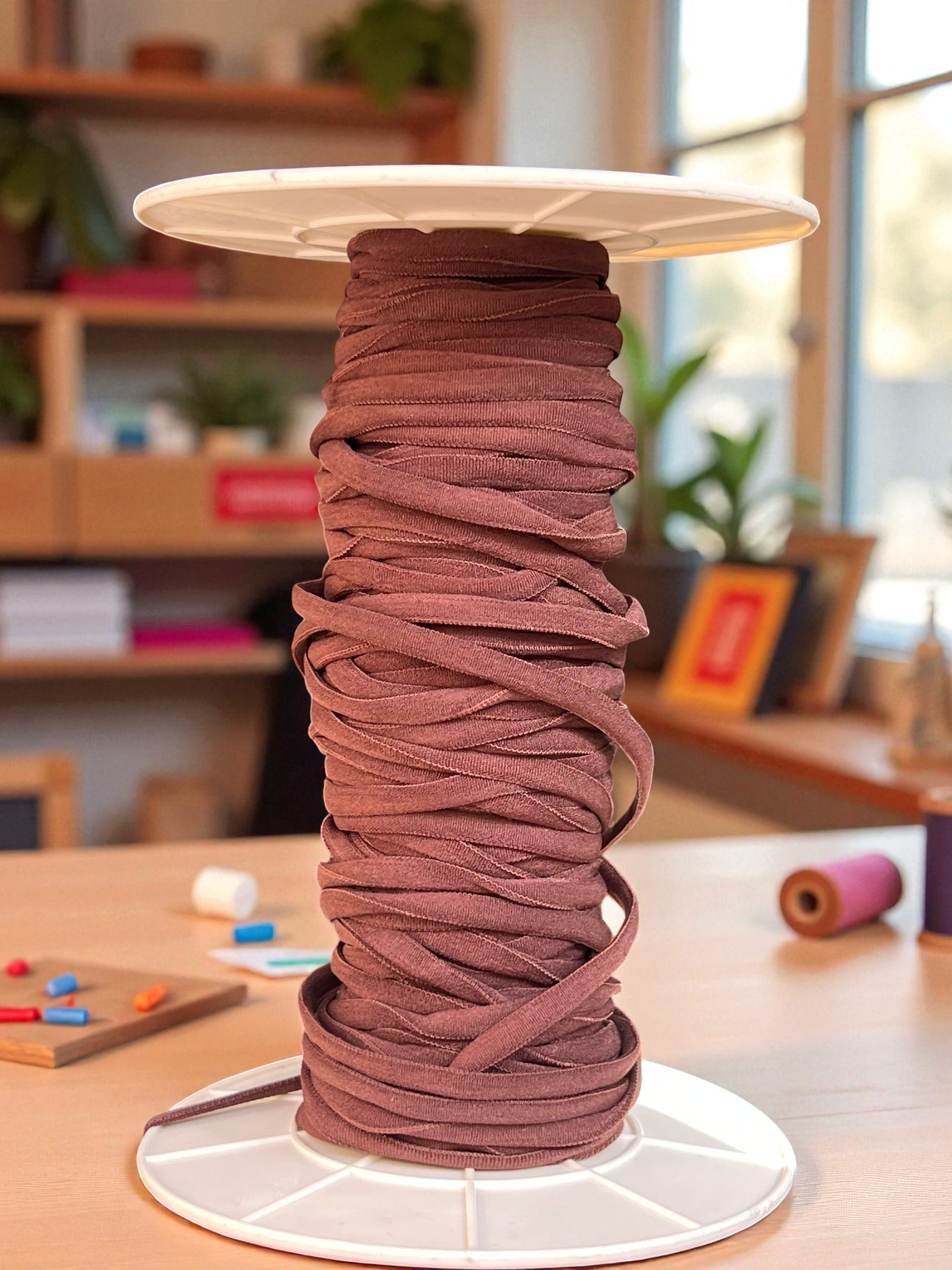 גומי ספגטי חום שוקולד