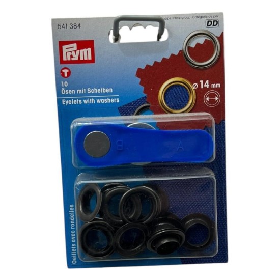 סט עיניות עם דיסקיות 14 מ”מ שחור – Prym