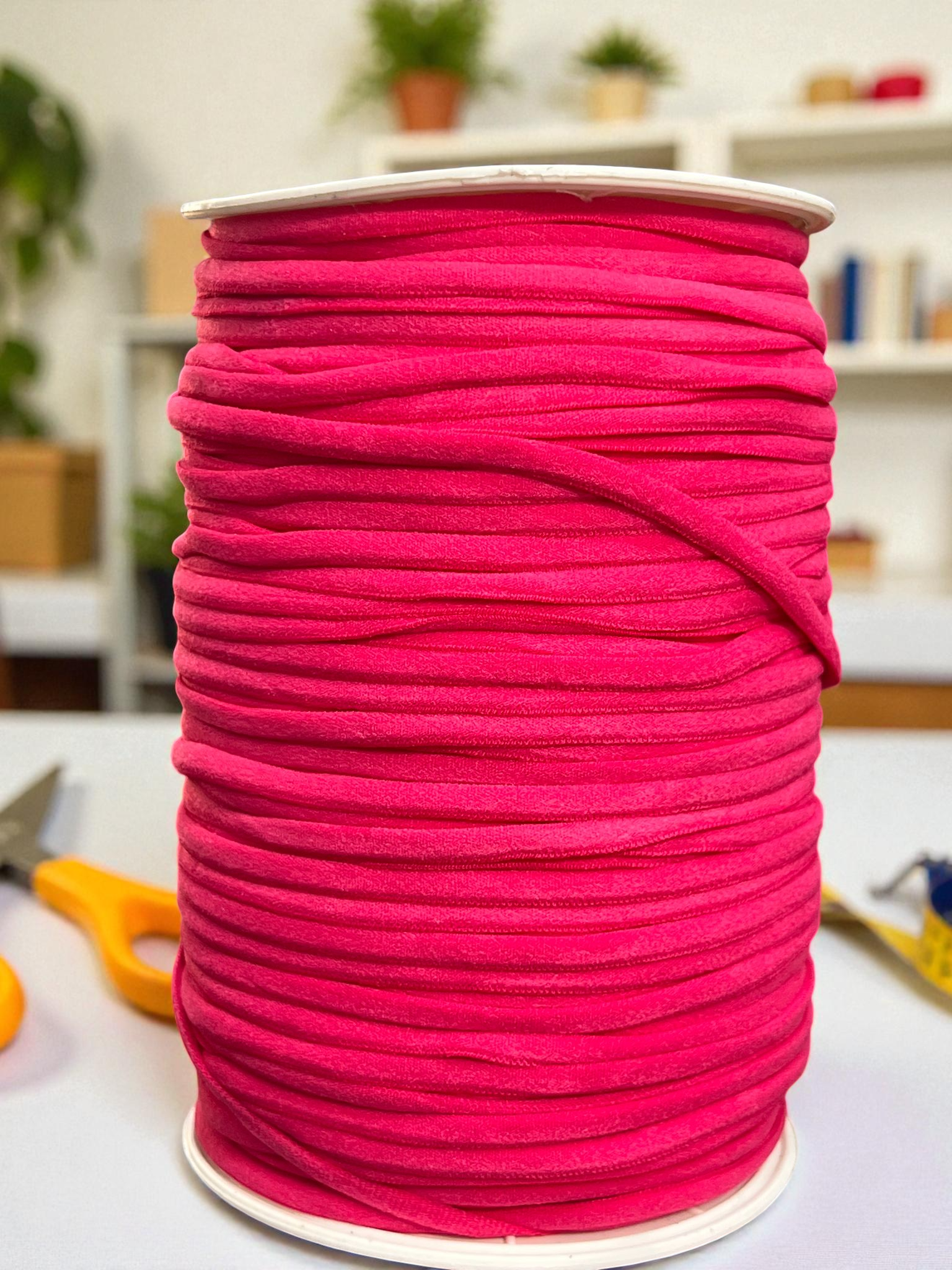 גומי ספגטי ורוד ניאון