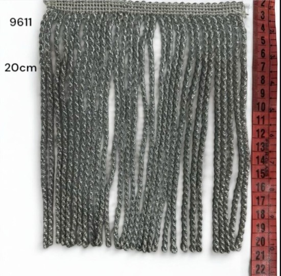 פס פרנזים קלועים 20 ס”מ - דגם 9611