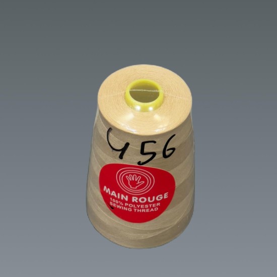 חוט תפירה בז בהיר – פוליאסטר 100% – דגם 456| מותג הבית