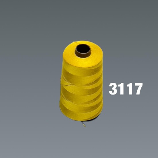 חוט תפירה תעשייתי צהוב – פוליאסטר 100% – Main Rouge – דגם 3117