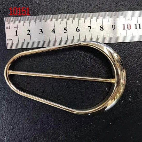 אבזם מתכת בצורת טיפה – 9.5 ס״מ