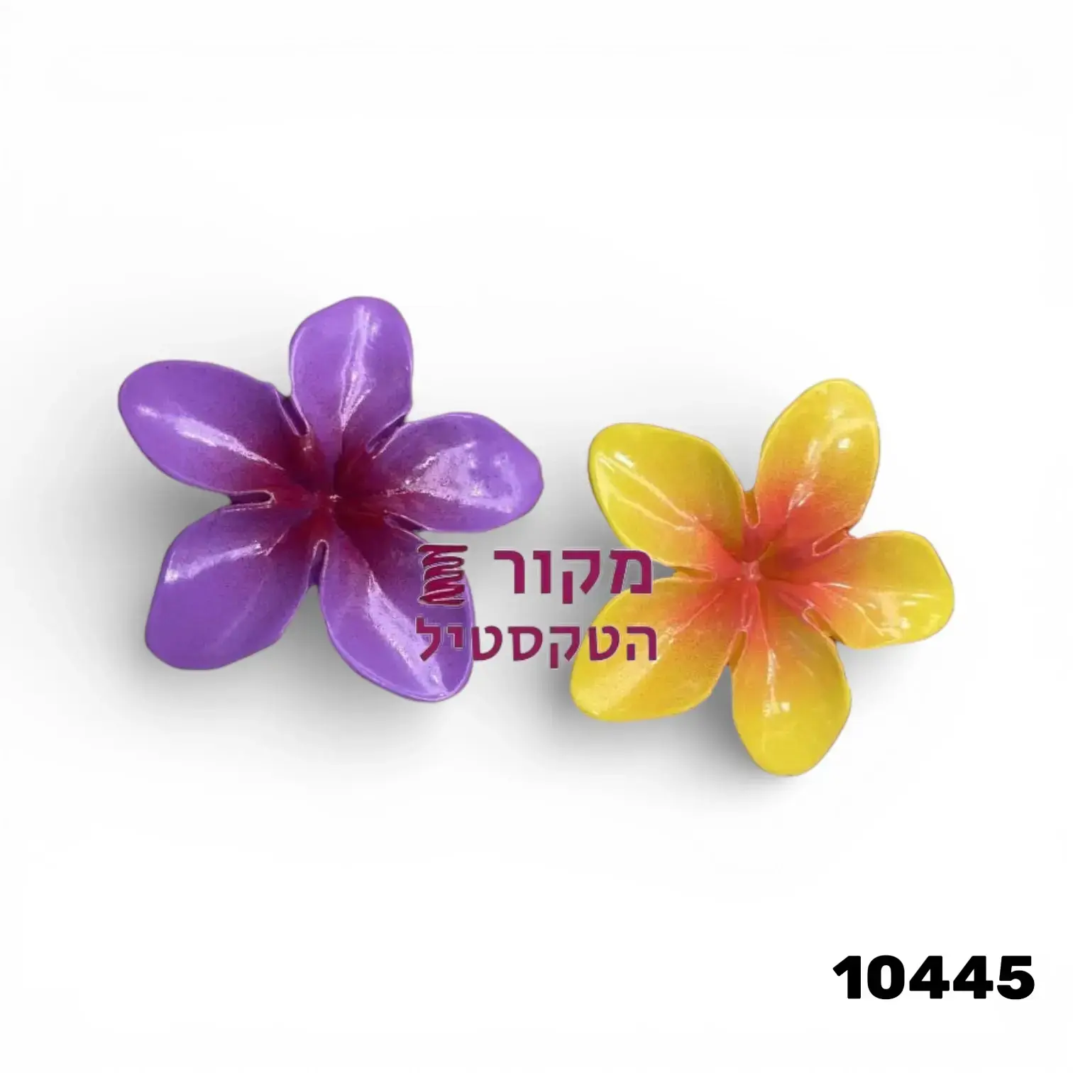 פרחי פלומריה צבעוניים לחבקי גומי וסרטים – קישוטים טרופיים לשיער, תיקים ויצירה 