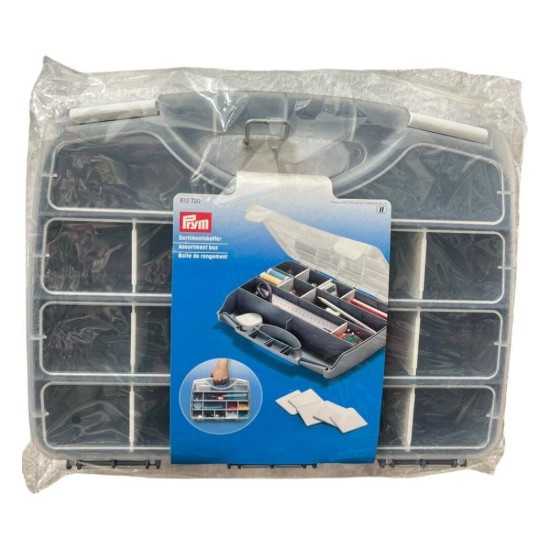 קופסת אחסון מקצועית עם תאים נשלפים – מבית PRYM