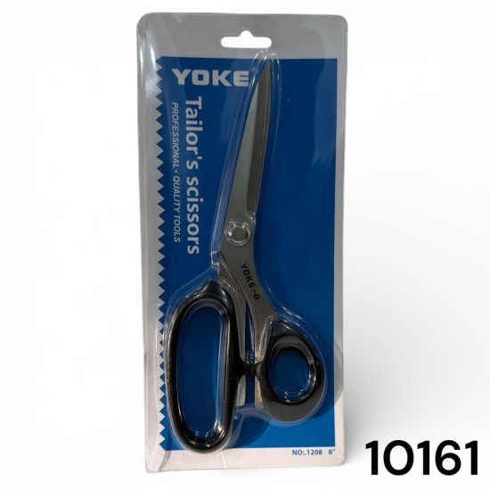 מספריים מקצועיים לתפירה YOKE דגם 120B (101061) – 8 אינץ' – נירוסטה איכותית – כלי איכות מקצועיים – למספרת תפירה וכורכנות