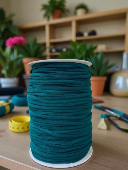 גומי ספגטי ירוק טורקיז