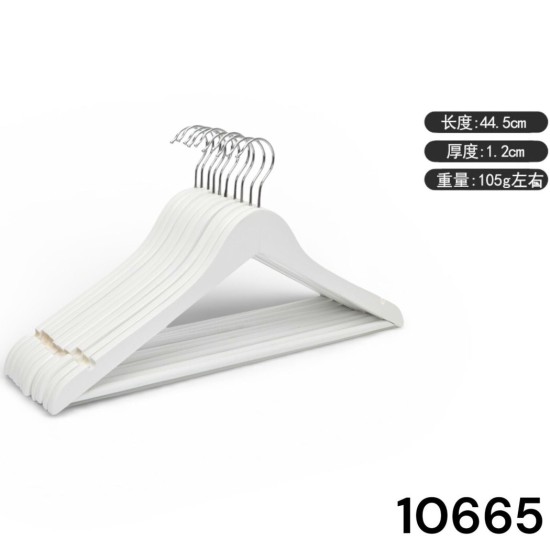 קולבים מעץ לבן 