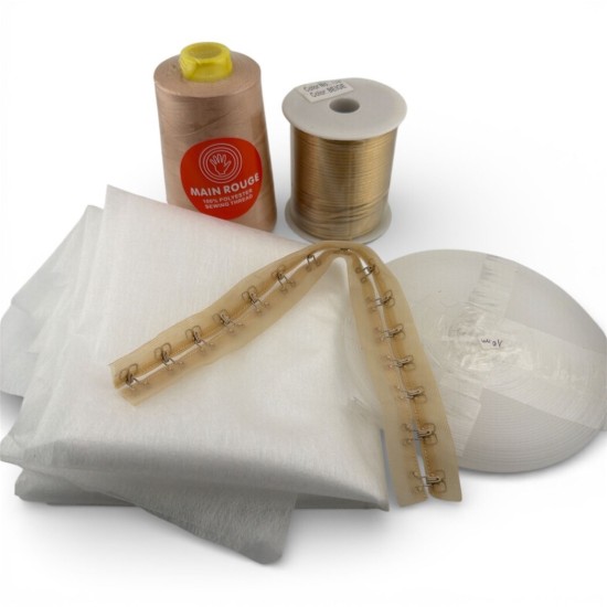 ערכת חומרים לקורס בניית מחוך וחזייה | שנקר | מקור הטקסטיל