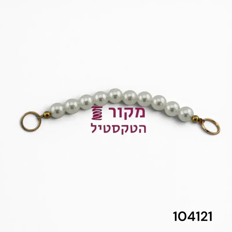 אבזם פנינים דקורטיבי לבגדי ים ולשמלת ערב – טבעות זהב