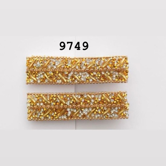 פס שיבוץ חרוזים קריסטל – נמכר לפי מטר