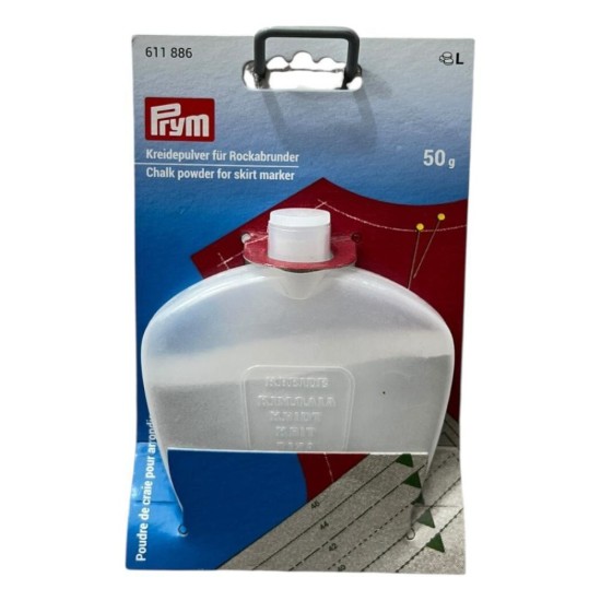 אבקת גיר לסימון חצאיות מבית פרים (Prym)