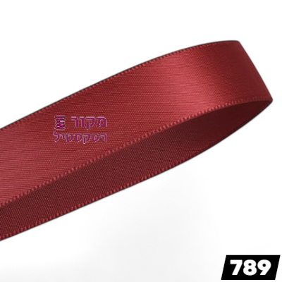 שם המוצר: סרט סאטן YAMA שרי – אדום יין כהה