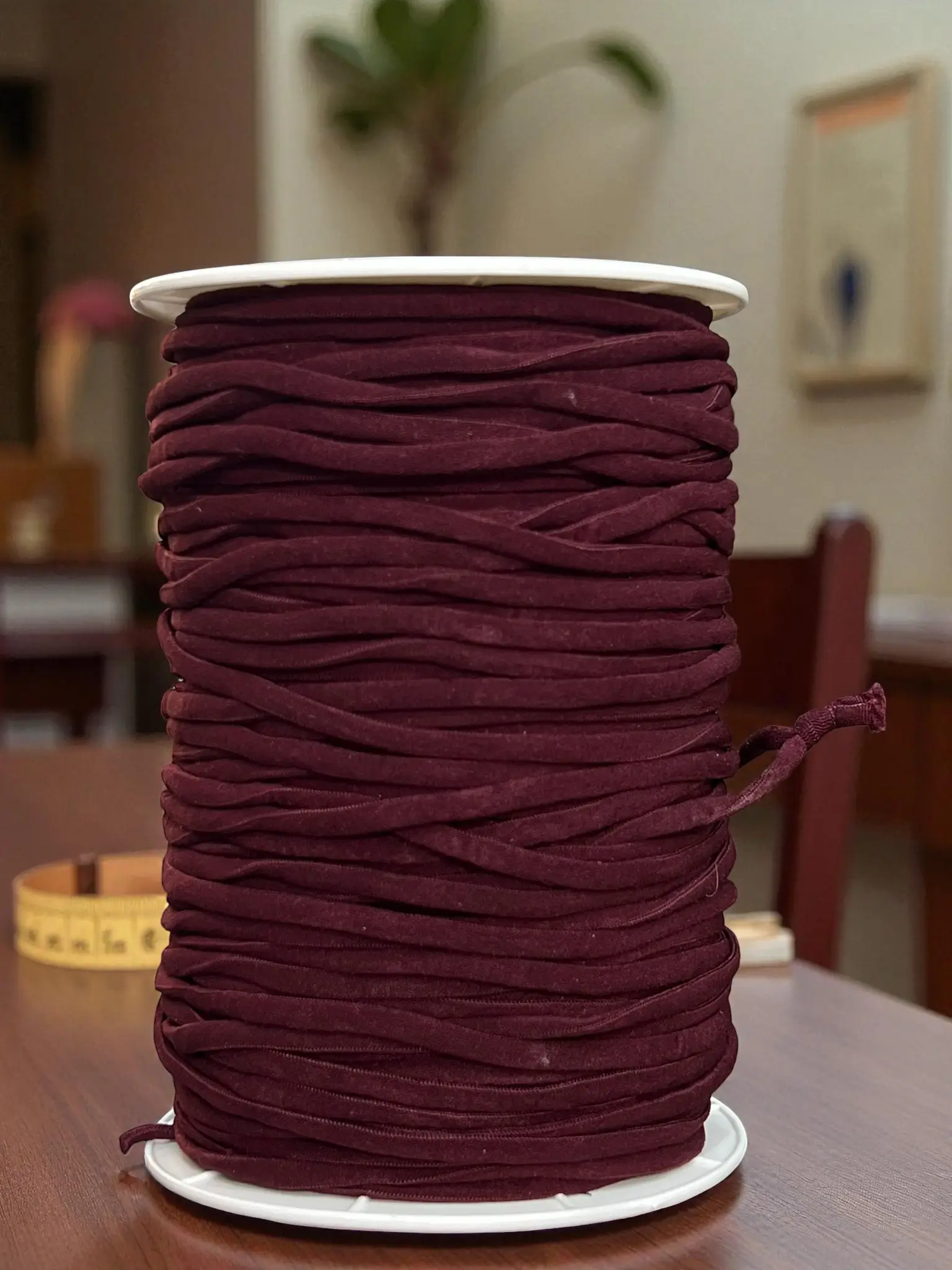 גומי ספגטי בורדו כהה