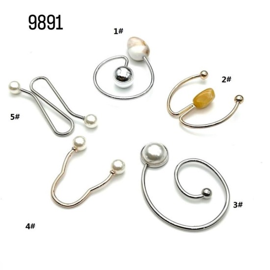 אבזם בגדי ים ושמלות עם אבני נוי 