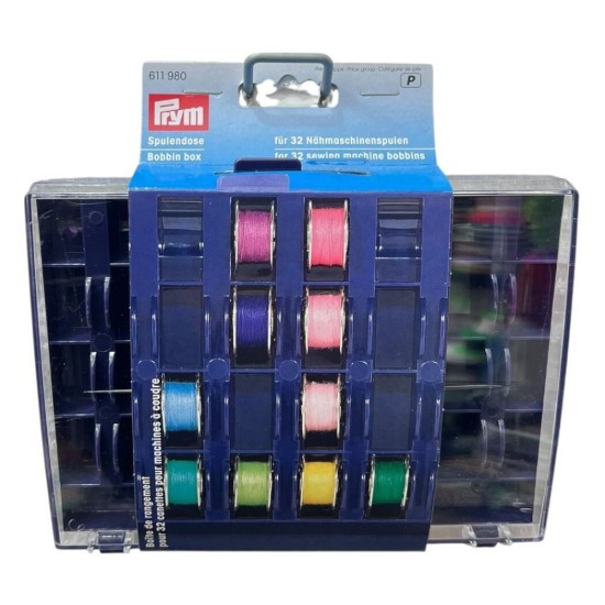 קופסת אחסון לסלילים – Prym ל־32 סלילים