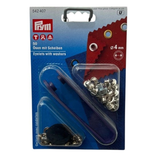 סט עיניות עם דיסקיות 4 מ”מ – Prym