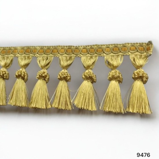 גדיל קישוט מעוצב בצהוב זהב דגם 9476