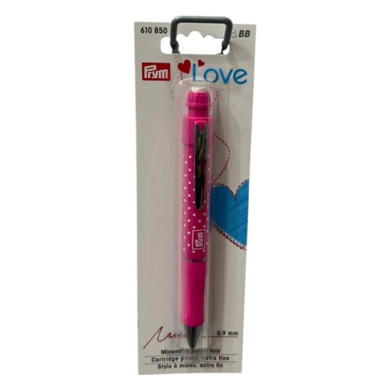 עיפרון סימון מכני דק במיוחד – סדרת LOVE – מבית PRYM