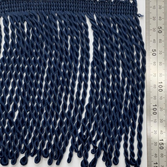  פס פרנזים כחול כהה שזור – גובה 15 ס״מ דגם 9400